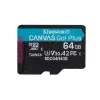 Kingston Technology 64GB microSDXC Canvas Go Plus Gen4 200MB/s A2 U3 V30 scheda + adattatore
