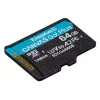 Kingston Technology 64GB microSDXC Canvas Go Plus Gen4 200MB/s A2 U3 V30 scheda + adattatore