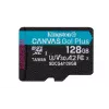 Kingston Technology 128 GB microSDXC Canvas Go Plus Gen4 200 MB/s A2 U3 V30 scheda + adattatore