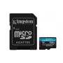Kingston Technology 256GB microSDXC Canvas Go Plus Gen4 200MB/s A2 U3 V30 scheda + adattatore