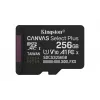 Scheda di memoria microSDXC KINGSTON 256 GB UHS-I Canvas Select Plus Gen3, Class 10, 150 MB/s, A1, V10