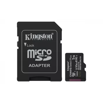 Kingston Technology 1TB microSDXC Canvas Select Plus Gen3 150MB/s A1 scheda + adattatore
