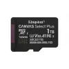 Kingston Technology 1TB microSDXC Canvas Select Plus Gen3 150MB/s A1 scheda + adattatore