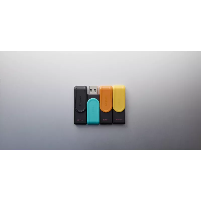 Kingston Technology DataTraveler 64GB chiavetta USB 3.2 Gen 1 Exodia S (nero/nero)
