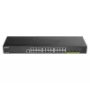 D-Link Switch Gigabit Smart Managed 24 porte con 4x 10G SFP+, Managed, L3, Gigabit Ethernet (10/100/1000), full duplex, montaggio rack