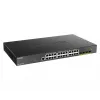 D-Link Switch Gigabit PoE Smart Managed 24 porte con 4x 10G SFP+, 370 Watt