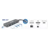 D-Link Hub USB-C 6-in-1 con HDMI/lettore di schede/Power Delivery