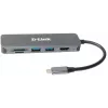 D-Link Hub USB-C 6-in-1 con HDMI/lettore di schede/Power Delivery