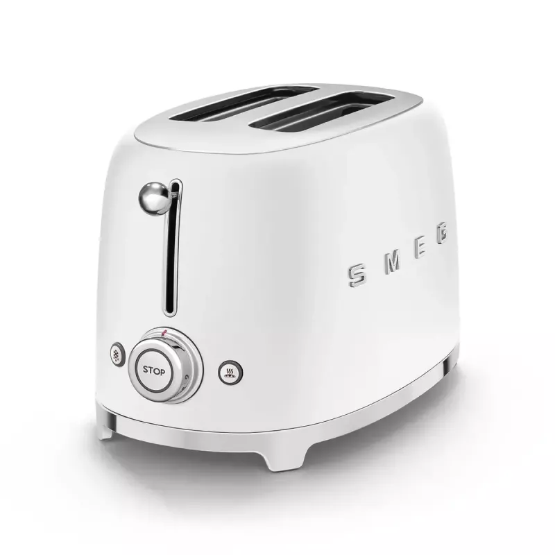 Tostapane Smeg 50's Style TSF01WHMEU 2 fette bianco