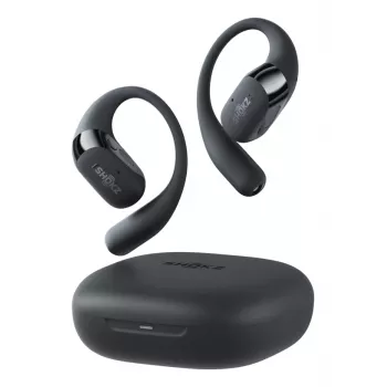 Cuffie JLAB AUDIO SHOKZ OpenFit 2 — conduzione ossea, wireless, open-ear con archetto auricolare, nero