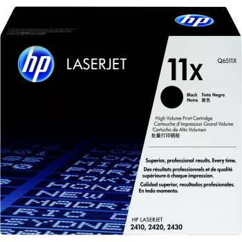 HP 11X cartuccia toner Original LaserJet nero ad alto rendimento 1 pezzo