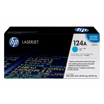 HP 124A cartuccia toner Original LaserJet ciano, 2000 pagine, ciano, 1 pezzo