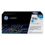 HP 124A cartuccia toner Original LaserJet ciano, 2000 pagine, ciano, 1 pezzo