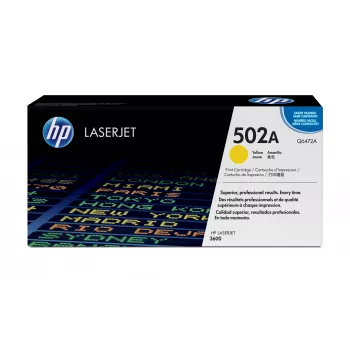HP 502A cartuccia toner Original LaserJet giallo, 4000 pagine, giallo, 1 pezzo