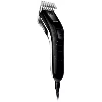 Tagliacapelli per tutta la famiglia Philips QC5115/15, nero, bianco, 3 mm, 2,1 cm, 4,1 cm, funzionamento a rete, 4,1 cm