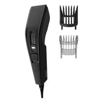 Tagliacapelli Philips serie 3000 HC3510/15 nero — lame in acciaio inox, da 0,5 mm a 23 mm, 13 impostazioni di lunghezza