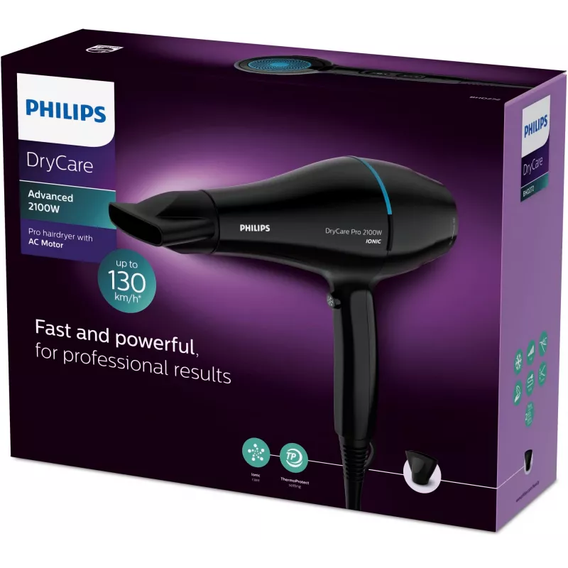Asciugacapelli Philips DryCare BHD272/00 2100 W nero