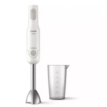 Frullatore a immersione Philips HR2534/00 — 650 W, 2 velocità, Pulse, gambo in metallo, bianco