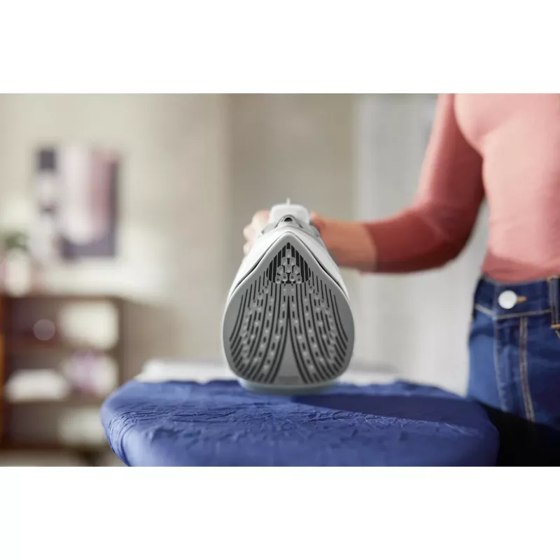 Ferro da stiro Philips serie 5000 DST5010/10 ferro da stiro a vapore suola SteamGlide Plus 2400 W grigio, bianco