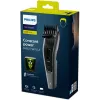 Philips Hairclipper Series 3000 HC3525/15 tagliacapelli, lame in metallo autoaffilanti, 0,5-23 mm, 13 impostazioni di lunghezza, lama da 41 mm, rete/batteria, 45 min, nero/grigio