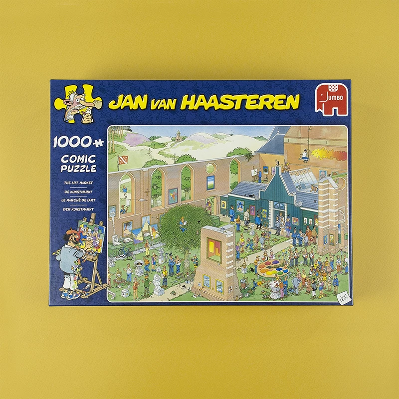 Jan van Haasteren Der Kunstmarkt 1000 pezzi, 1000 pz., Comics, 12 anni