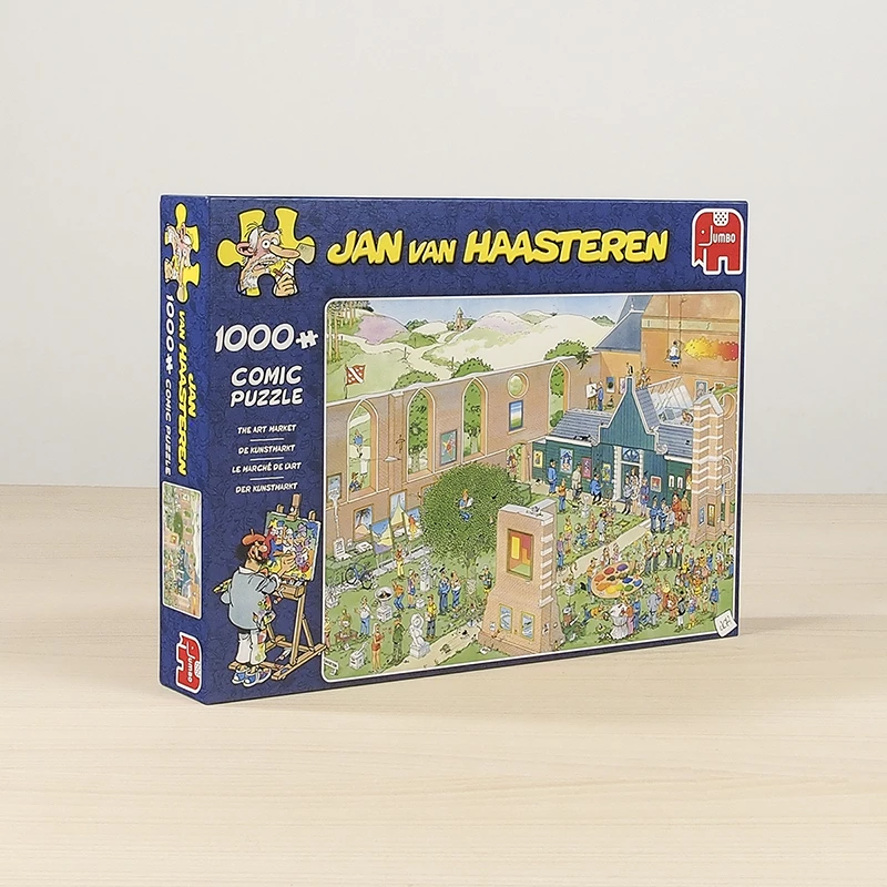 Jan van Haasteren Der Kunstmarkt 1000 pezzi, 1000 pz., Comics, 12 anni