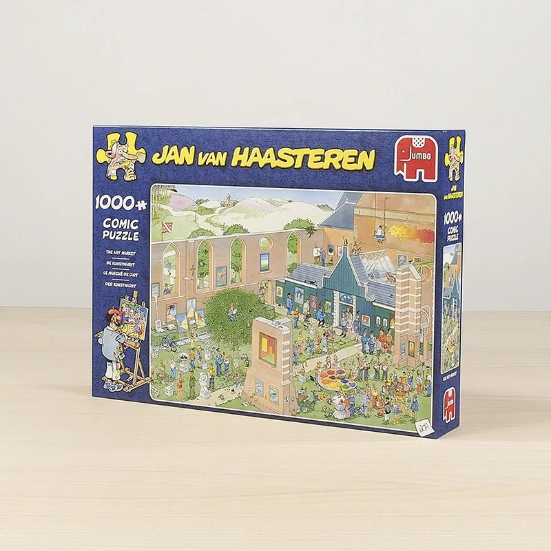 Jan van Haasteren Der Kunstmarkt 1000 pezzi, 1000 pz., Comics, 12 anni