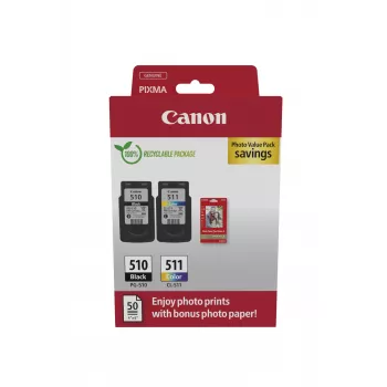 Canon 2970B017 cartuccia d'inchiostro 2 pz. originale nero, ciano, magenta, giallo