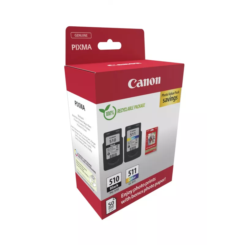 Canon 2970B017 cartuccia d'inchiostro 2 pz. originale nero, ciano, magenta, giallo
