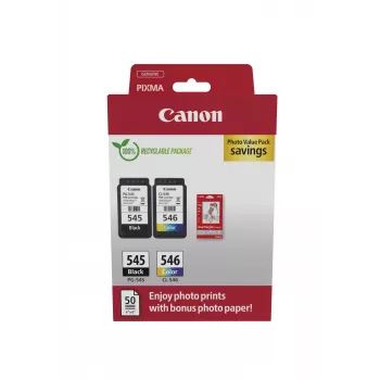 Canon 8287B008 cartuccia d'inchiostro 2 pz. originale nero, ciano, magenta, giallo