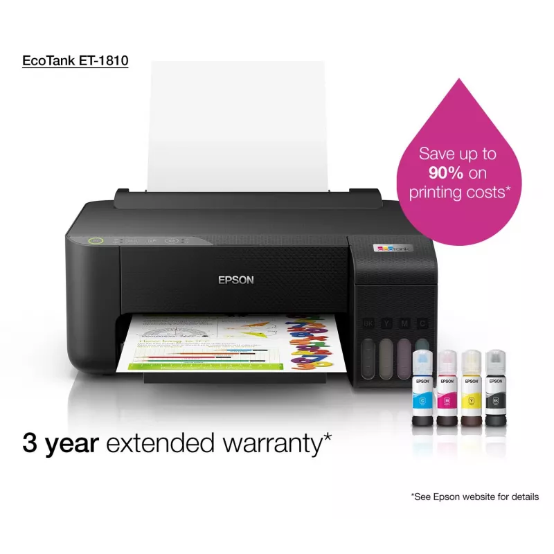 Epson EcoTank ET-1810 stampante a getto d'inchiostro colore 5760 x 1440 DPI A4 Wi-Fi