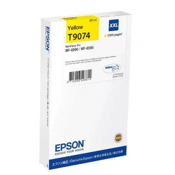 Cartuccia d'inchiostro Epson C13T90744N XXL giallo – originale resa extra alta per WorkForce WF-6XXX