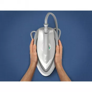 Centro stiro a vapore Philips Serie 2000 PSG2000/80 2400 W 1,4 L piastra in ceramica grigio, bianco