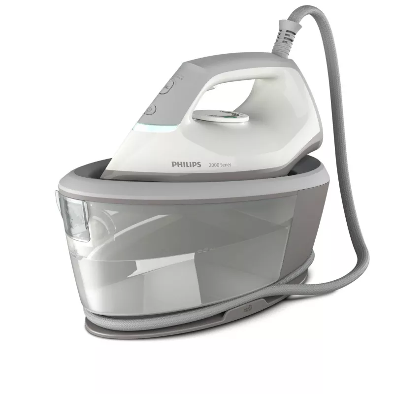 Centro stiro a vapore Philips Serie 2000 PSG2000/80 2400 W 1,4 L piastra in ceramica grigio, bianco
