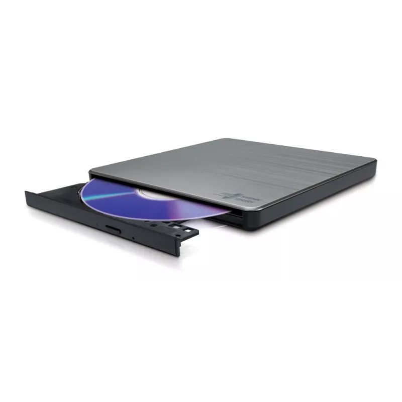 Masterizzatore DVD portatile slim HITACHI-LG DATA STORAGE - Gp60nw60 - USB 2.0 - argento