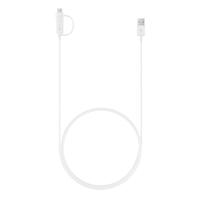 Cavo USB Samsung EP-DG930 USB 2.0 1,5 m USB A USB C/Micro-USB B bianco