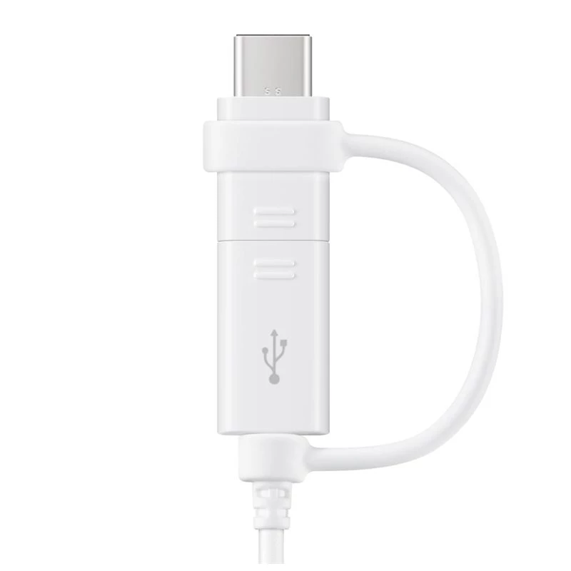 Cavo USB Samsung EP-DG930 USB 2.0 1,5 m USB A USB C/Micro-USB B bianco
