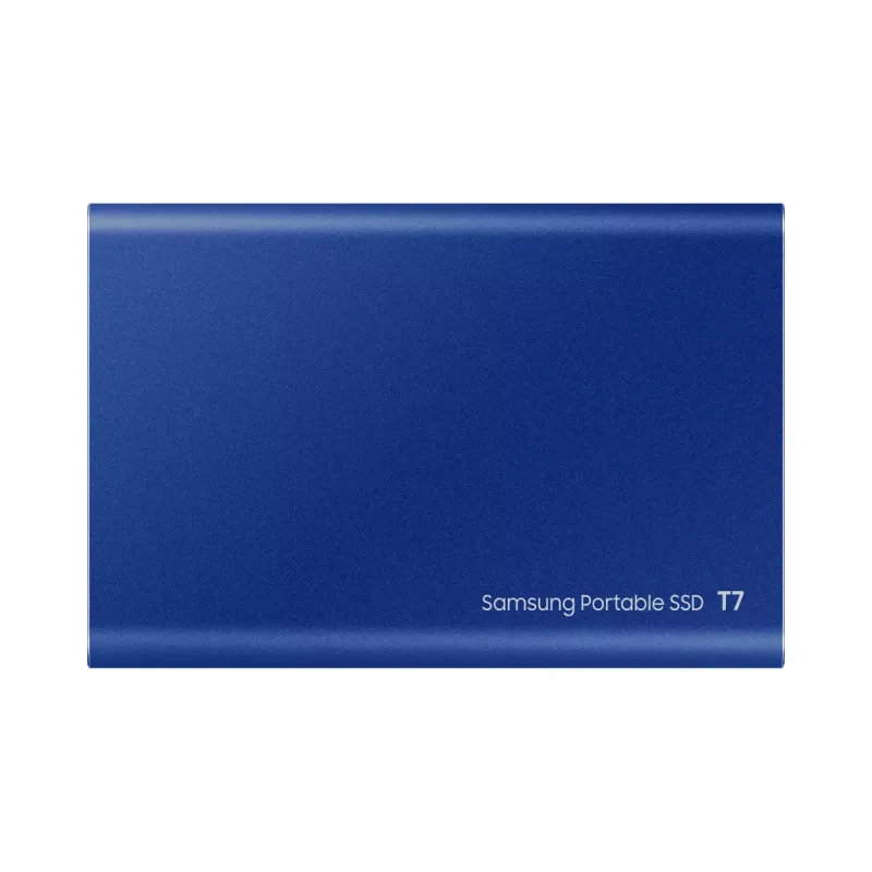 SSD esterno Samsung T7 Portable 1 TB, USB-C 3.2 Gen 2, NVMe, crittografia hardware AES-256, blu