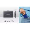 SSD esterno Samsung T7 Portable 1 TB, USB-C 3.2 Gen 2, NVMe, crittografia hardware AES-256, blu