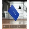SSD esterno Samsung T7 Portable 1 TB, USB-C 3.2 Gen 2, NVMe, crittografia hardware AES-256, blu