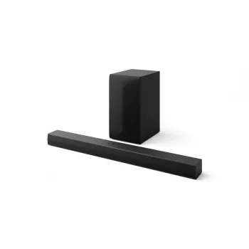 Soundbar LG S60T 3.1ch, 340W RMS, subwoofer wireless, Bluetooth 5.3, HDMI ARC, ingresso ottico, USB, nero