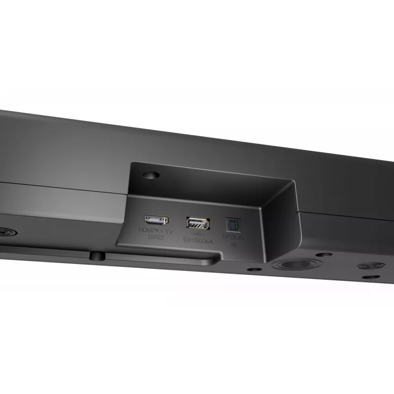 Soundbar LG S60T 3.1ch, 340W RMS, subwoofer wireless, Bluetooth 5.3, HDMI ARC, ingresso ottico, USB, nero