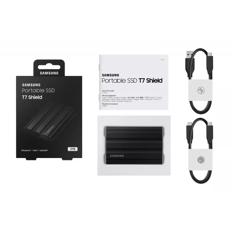 Samsung MU-PE2T0S 2 TB USB Type-C 3.2 Gen 2 (3.1 Gen 2) nero