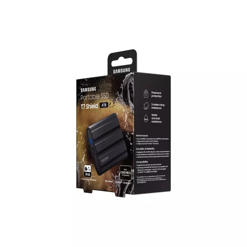 Samsung MU-PE4T0S 4 TB USB Type-C 3.2 Gen 2 (3.1 Gen 2) nero