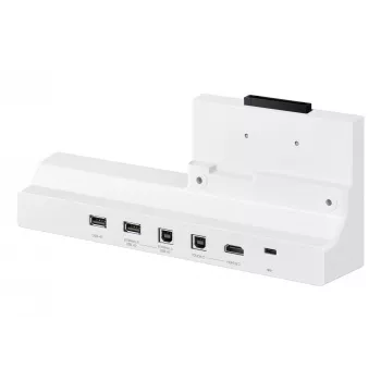 Vassoio di connettività Samsung Flip4 grigio bianco USB Type-A Type-B Type-C