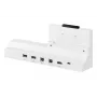 Vassoio di connettività Samsung Flip4 grigio bianco USB Type-A Type-B Type-C