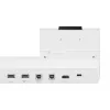 Vassoio di connettività Samsung Flip4 grigio bianco USB Type-A Type-B Type-C