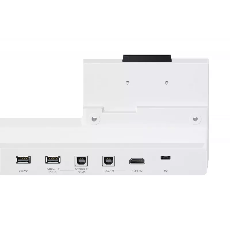 Vassoio di connettività Samsung Flip4 grigio bianco USB Type-A Type-B Type-C