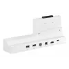 Vassoio di connettività Samsung Flip4 grigio bianco USB Type-A Type-B Type-C