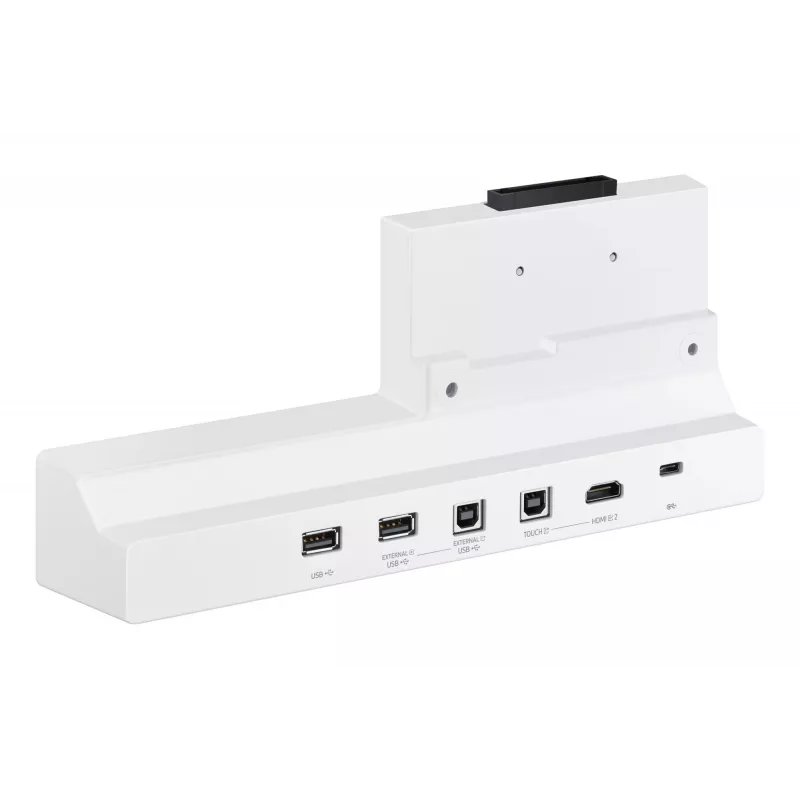Vassoio di connettività Samsung Flip4 grigio bianco USB Type-A Type-B Type-C
